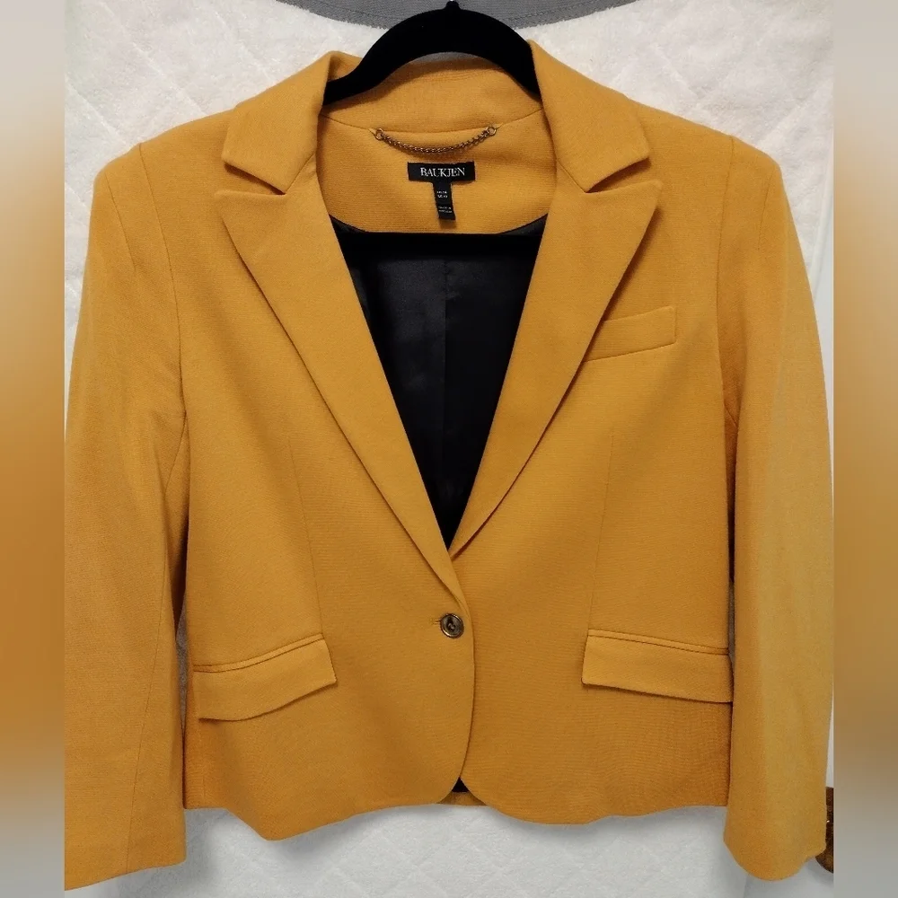 Baukjen Yellow Blazer Size 10 US / 14 UK - Picture 1 of 8